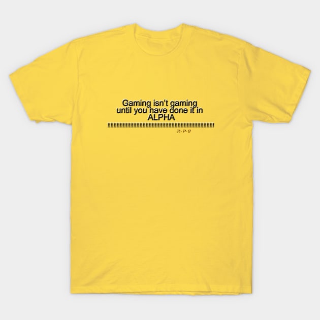 Gaming isn't gaming RPI T-Shirt by Oxford